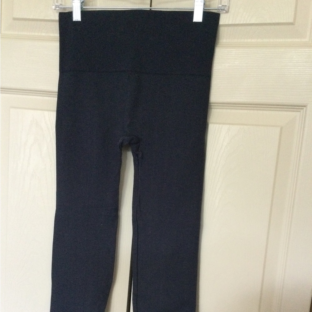 Preowned Womens Spanx Look At Me Leggings in denim wash blue size Large